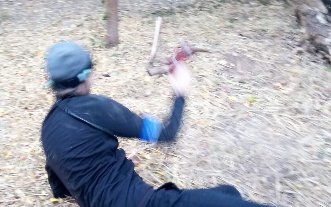 Strutz beim Lasertag Spiel